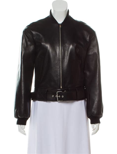 celine leather bomber jacket|the realreal Celine jacket.